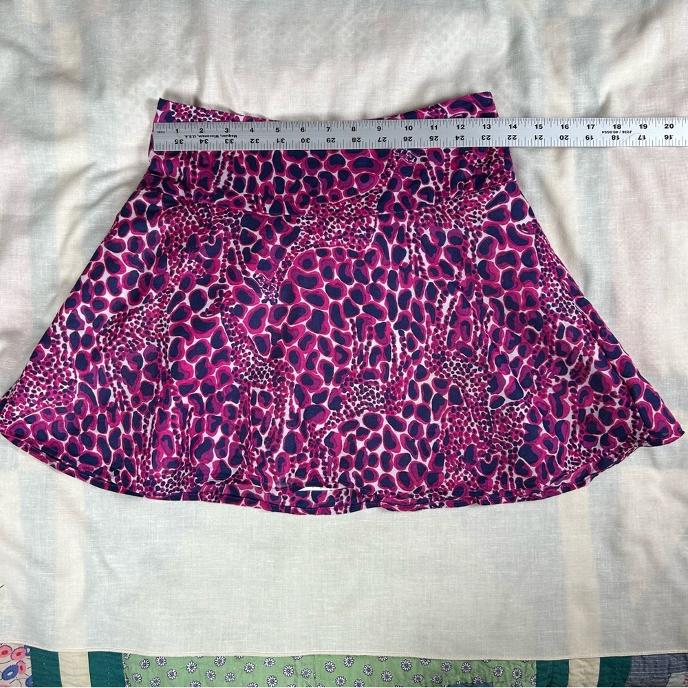VTG Lilly Pulitzer women Sz 0 dropped waist, lined, Y2K, flared, mini skirt,